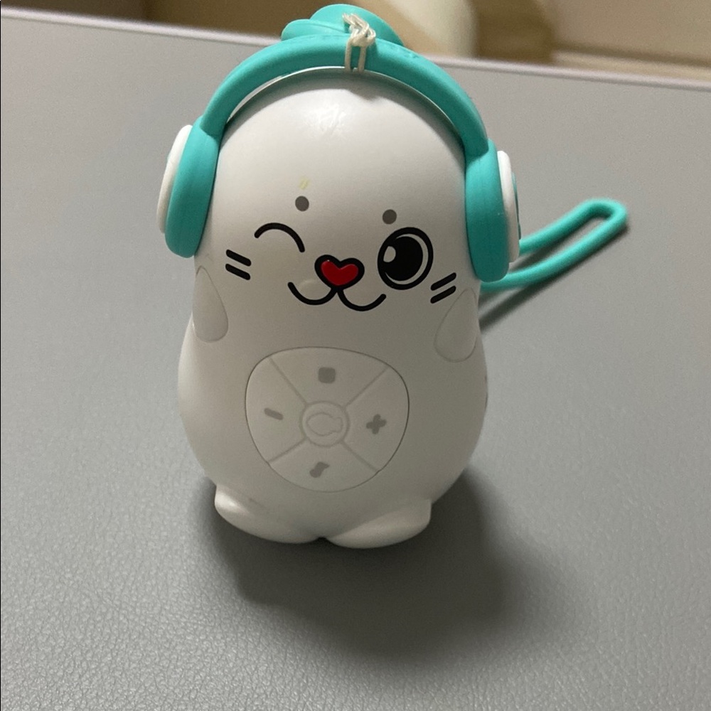 Cute Penguin Music Toy with Blue Headphones